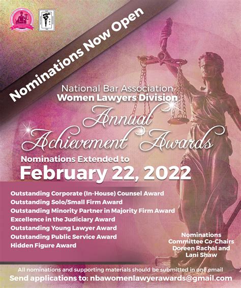 Women Lawyers Division Annual Achievement Awards