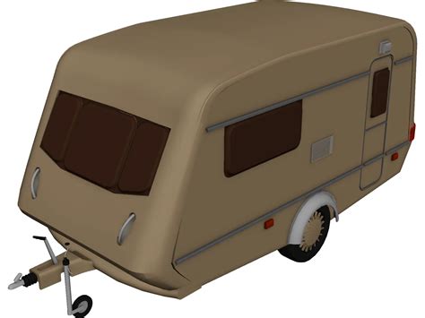 Caravan 3d Model 3dcadbrowser