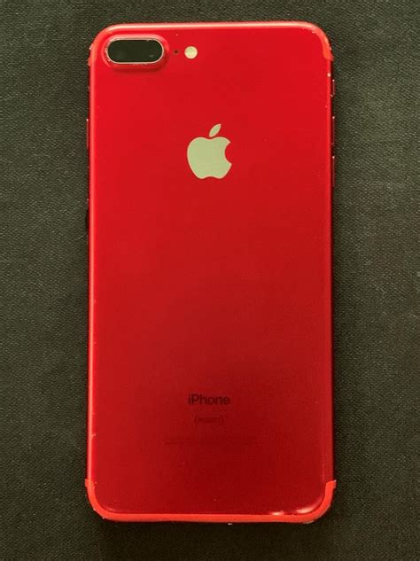 Apple Iphone 7 Plus Unlocked A1661 Red 128 Gb
