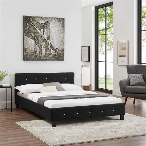 Bis zu 30% reduziert betten 140x200 cm online kaufen bei otto » große auswahl top service top marken ratenkauf & kauf auf rechnung möglich » jetzt bestellen! Polsterbett Doppel Bettgestell Design mit Strasssteinen ...