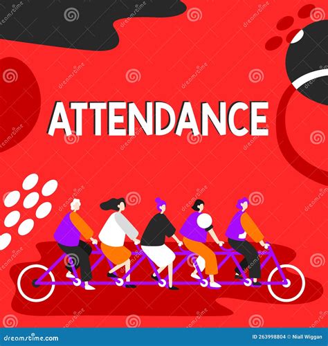 Writing Displaying Text Attendance Business Overview Going Regularly