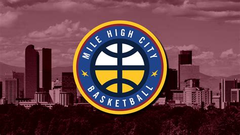 Wallpaper NBA Denver Nuggets Skyline Logo Alternate Logo Mile