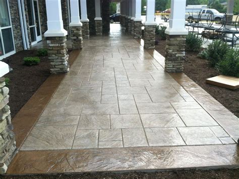 These stamped concrete stones are 40 x 30 in dimensions with sun buff (ch) with medium gray (ra), and medium gray (ch) with dark gray (ra). Pin on Backyard