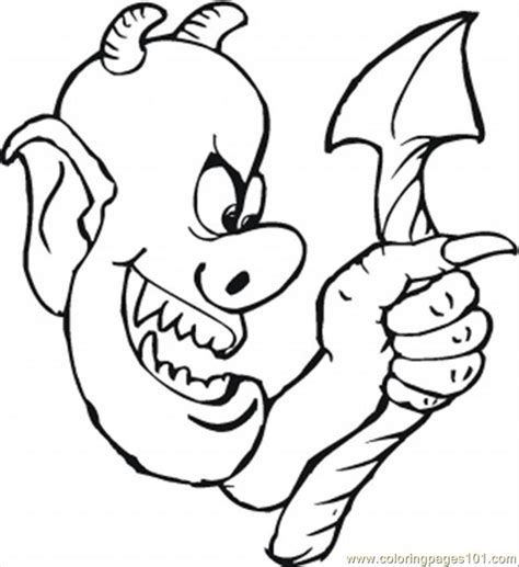 Demon Coloring Pages At Free Printable Colorings