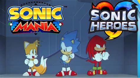 Sonic Mania Opening Trailerwith Heroes Theme Youtube