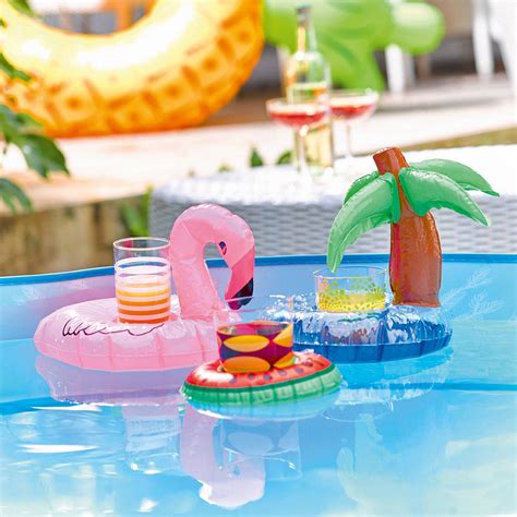 Set Of Three Mini Inflatable Drinks Holders By Little Lulubel