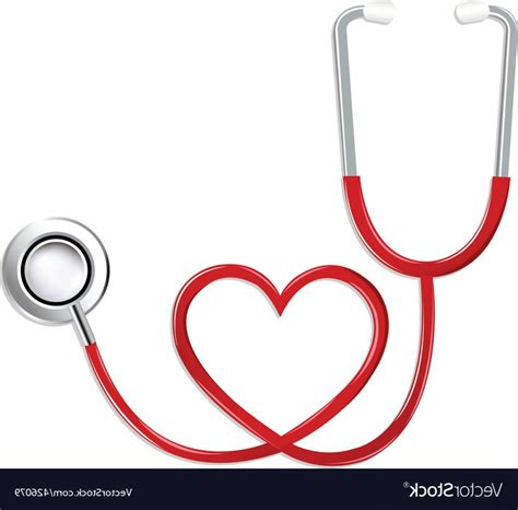 Stethoscope Heart Vector At Collection Of Stethoscope
