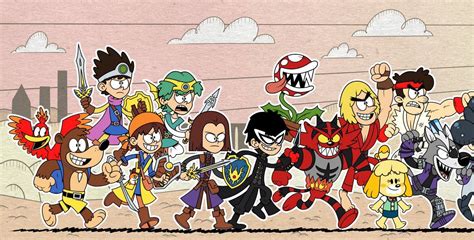 Smash Bros Mural Imagines Your Favorite Characters In The Style Of The Loud House
