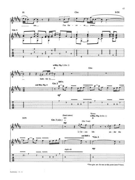 Preview Faithfully Ax00 Ps 0012373 Sheet Music Plus