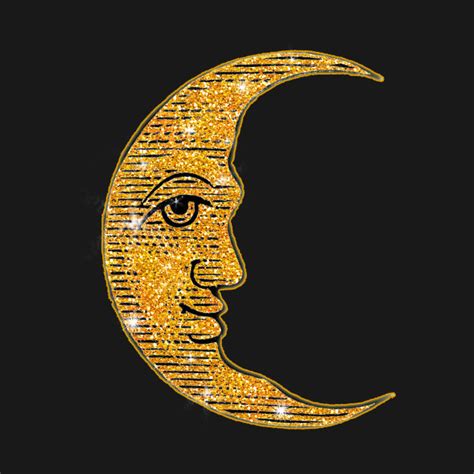 Crescent Moon Man In The Moon Crescent Moon T Shirt Teepublic