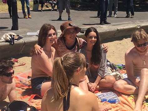 Auckland Beachgoers Turn Out To Free The Nipple Newshub