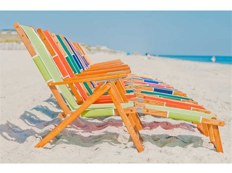 Frankford Umbrellas Wooden Beach Lounge Chair With Footrest Fc101