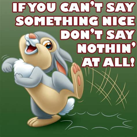 Thumper Disney Quotes Quotes Disney Disney Time