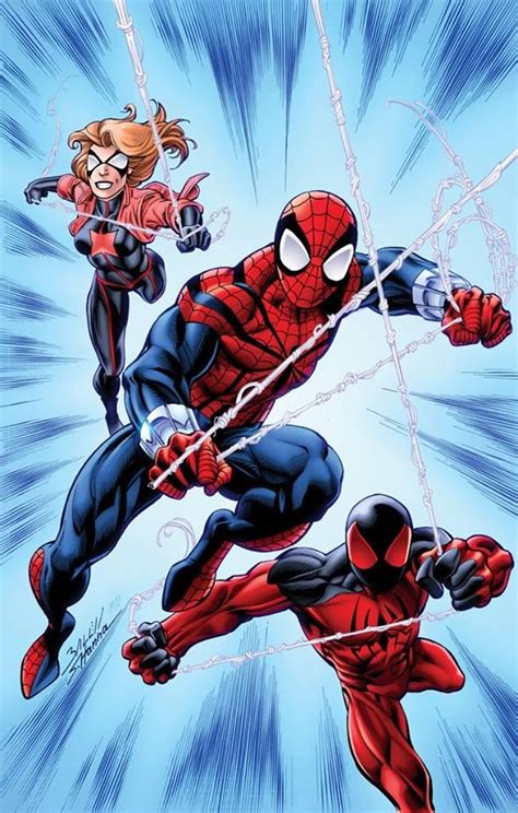 Scarlet Spidersben Reilly Kaine And Ultimate Jessica Drew By Mark