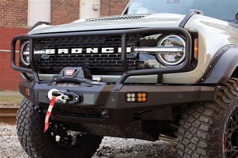 Ford Bronco Front Winch Mount High Mount For Oe Modular Bumper Rough
