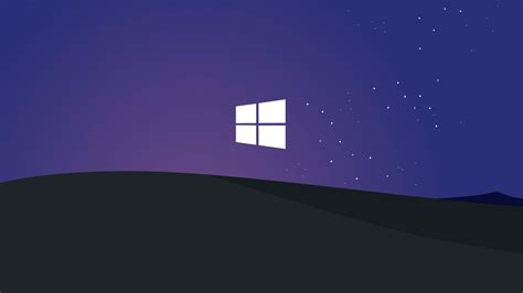 1366x768 Windows 10 Bliss At Night Minimal 5k Laptop Hd Hd 4k
