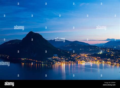 Lake Lugano, Lugano, San Salvatore, Lake Lugano, canton ...