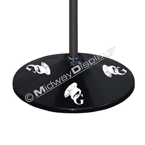 18 Round Plastic Floor Pole Stand Base Plastic Base For Retail Pole