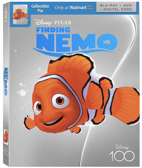 Finding Nemo Disney100 Edition Walmart Exclusive Blu Ray DVD