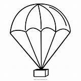 Parachute Clipart Coloring Template Colouring Getdrawings Clipground sketch template