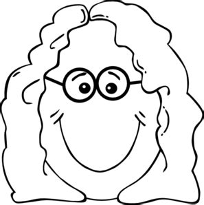 Search more hd transparent lineart image on kindpng. Lady Face Glasses Clip Art at Clker.com - vector clip art ...