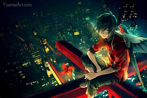 Camisa De Vestir Roja Para Hombres Anime Foto Anime Anime Boys City