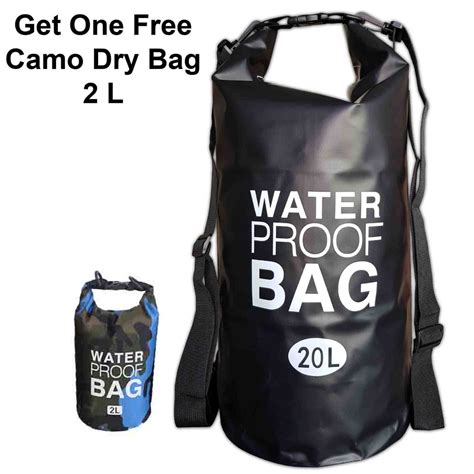 Waterproof Dry Bag Backpack 20 L Double Strap Free One Camo Dry Bag 2