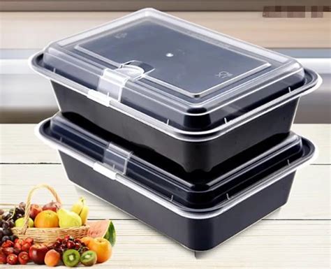 Food Packaging Supplies Disposable Microwave Safe Takeaway Plastic