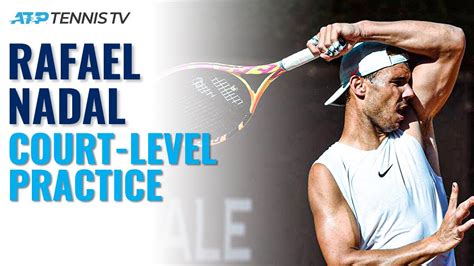 Rafael Nadal Court Level Practice Rome 2021 Youtube