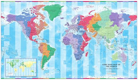 Printable Time Zone Map World Printable World Holiday