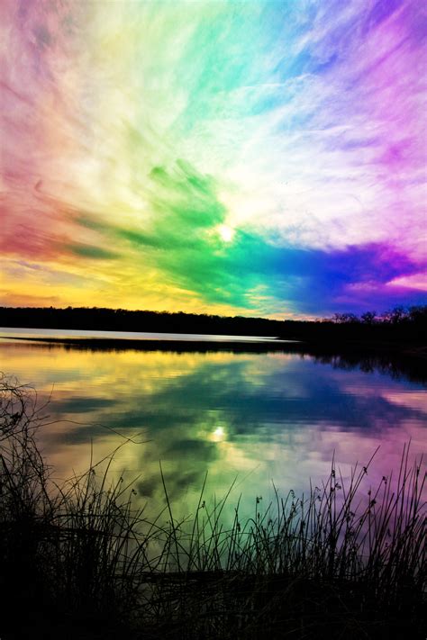 Rainbow Sky Rainbow Sky Beautiful Nature Colorful Clouds