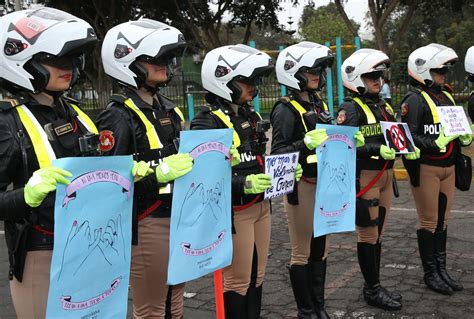La Policía Femenina También Se Hace Presente En Marcha Cívica Ni Una