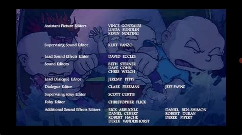 The Rugrats Movie 1998 End Credits Youtube