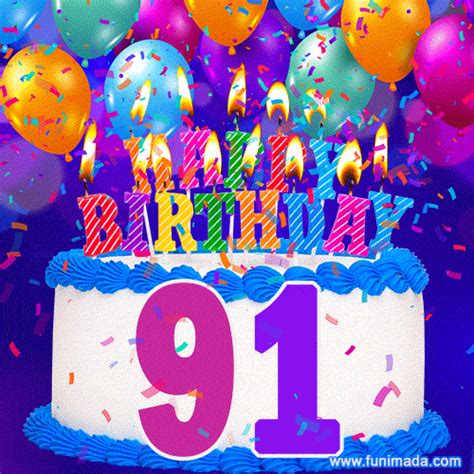 Happy 91st Birthday Animated S