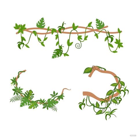Leaf Vine Vector In Illustrator Svg  Eps Png Download