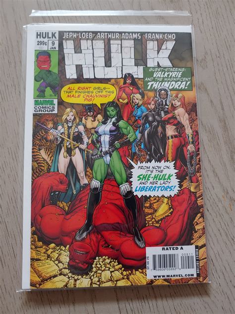 Hulk Marvel VF Red Hulk Vs She Hulk Lady Liberators Art Adams Comic Books