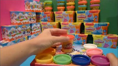 Play Doh Rainbow Starter Pack 8 Unique Colors Unboxing Youtube