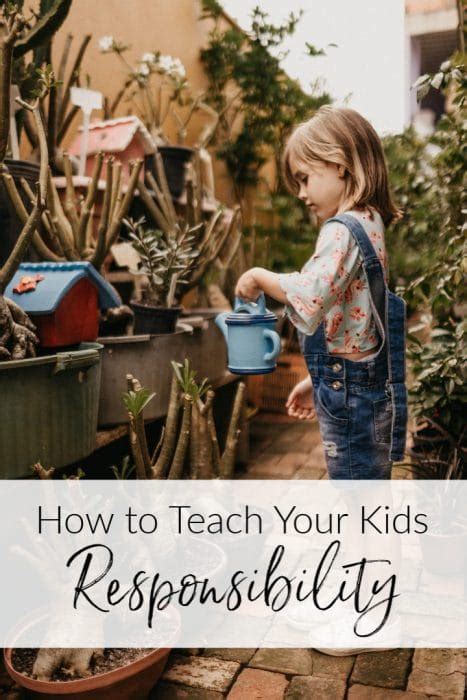 How To Teach Your Kids Responsibility Mom Wife Busy Life