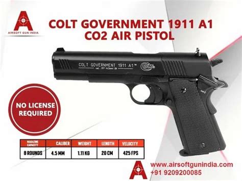 Umarex Colt Government 1911 A1 Co2 Pellets 177cal 45mm Air Pistol By