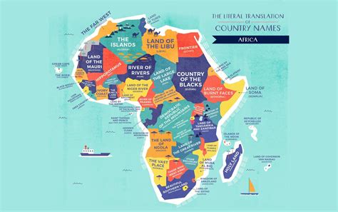 African Countries Map With Names