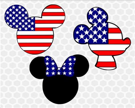 Mickey and Minnie 4th of July SVG, Minnie mouse SVG, Disney SVG files