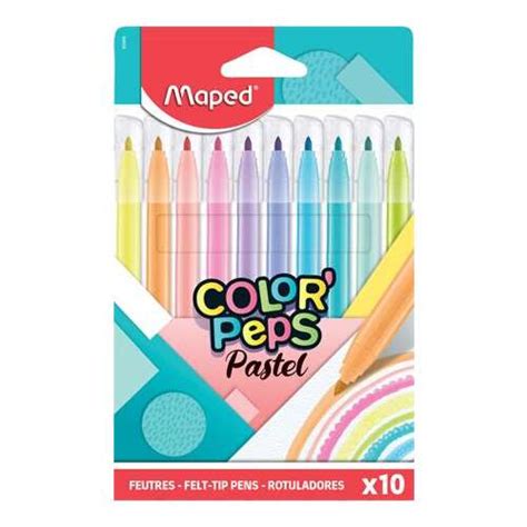 MAPED Color Peps Pastel 2 8 mm kimosható 10 különböző pasztell szín