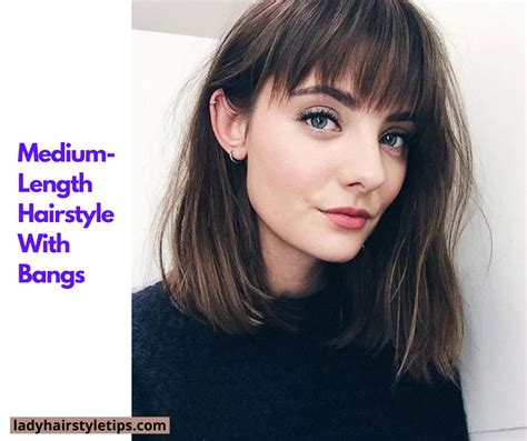 Best Medium Length Hairstyle With Bangs 2022 Lady Hair Style Tips
