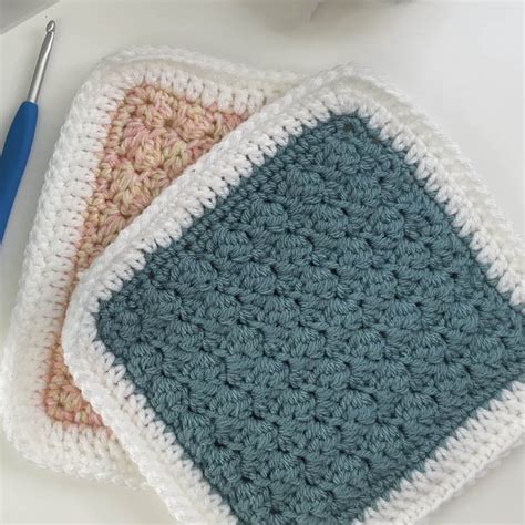 Modern Crochet Cluster Stitch Blanket Pattern Easy Crochet Etsy