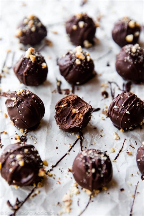 Chocolate Hazelnut Crunch Truffles Sally S Baking Addiction