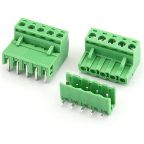 5pin Pluggable Screw Terminal Block Connector Right Angle 508mm
