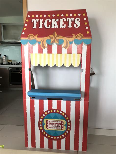 Ticket Booth Carnival Booth Popcorn Stand Cotton Candy Uk