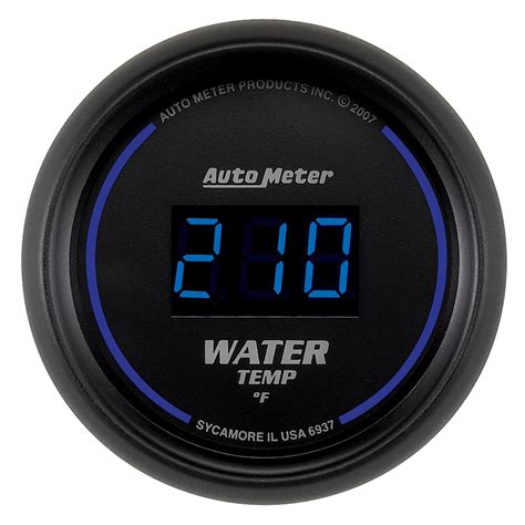 Auto Meter 6937 Cobalt Digital Water Temperature Gauge Autoplicity