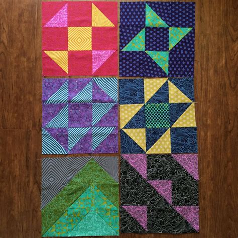 Stunning Hst Quilt Blocks From The Modern Hst Sampler Quilts Half