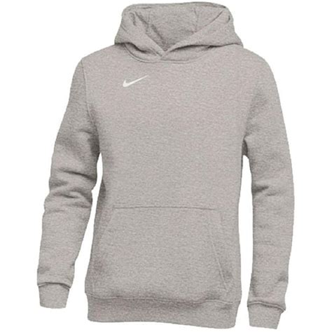Nike Nike Club Youth Boys Fleece Hooded Sweatshirt Hoodie Grey